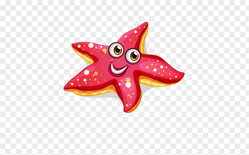 Red Starfish A Sea Star Clip Art PNG