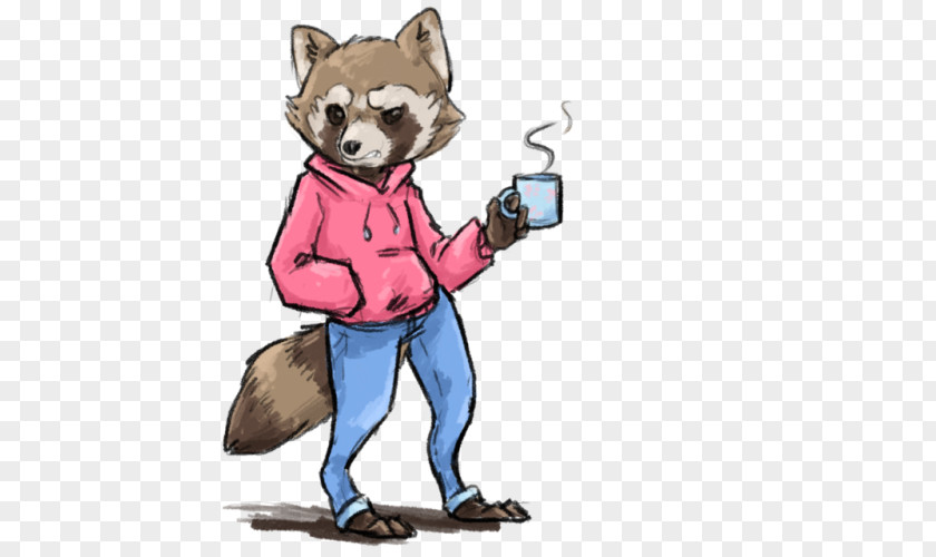 Rocket Raccoon Red Fox Marsupial Character Clip Art PNG