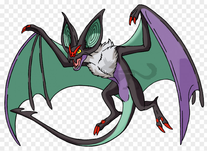 Noibat Noivern Pokémon X And Y Digital Art Fan PNG