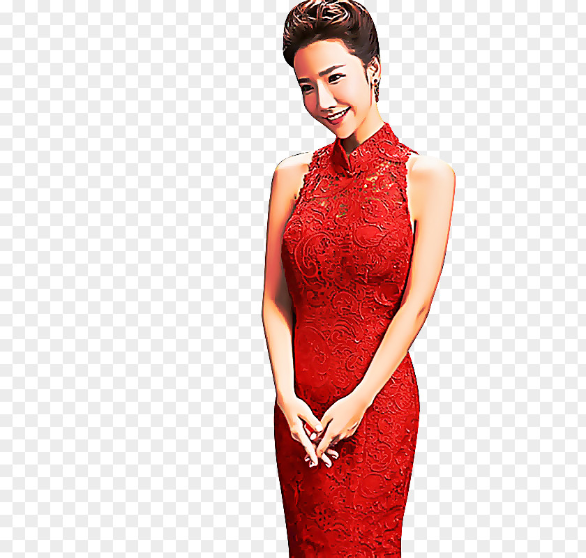 Satin Aline Chinese Wedding PNG