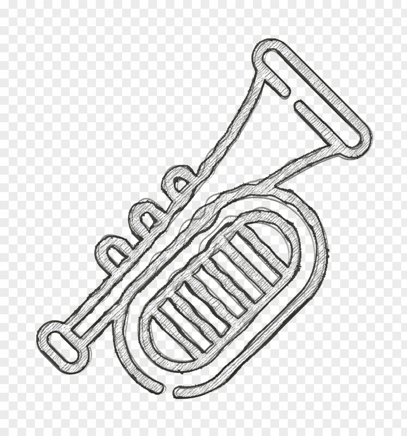 Trumpet Icon Reggae PNG