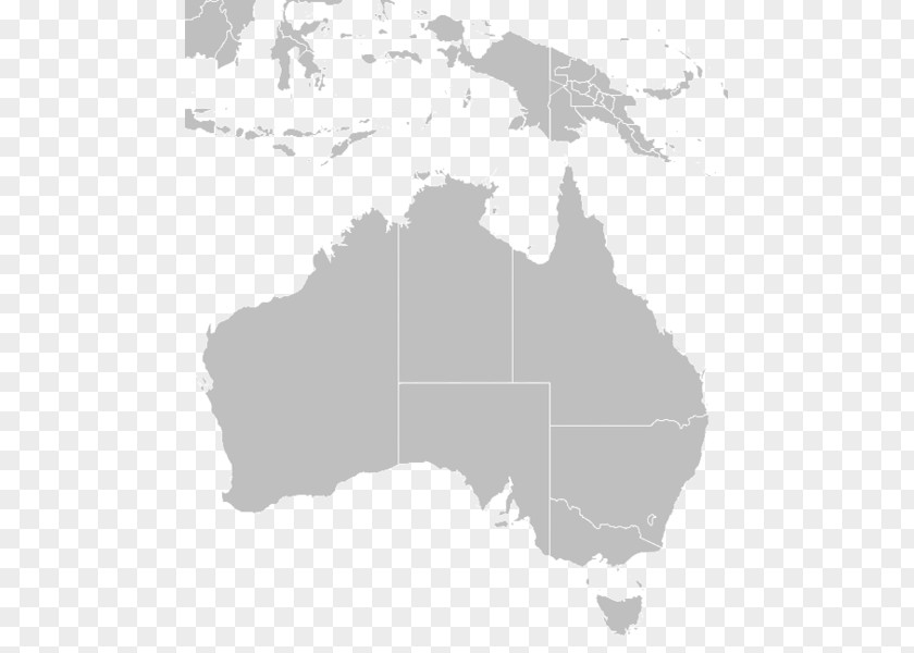 Blank Map Of Australia PNG
