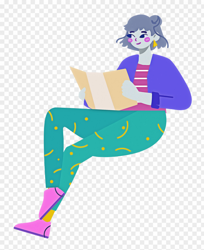 Sitting Girl Lady PNG