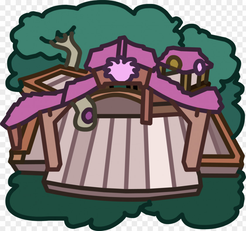 Tree House Igloo Club Penguin PNG