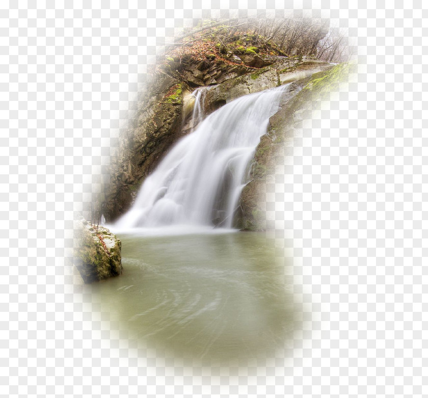 Waterfall Natural Bridge Virginia High-dynamic-range Imaging Photography Spring Photomatix Art Is Subject To Arbitrary Fashion. PNG
