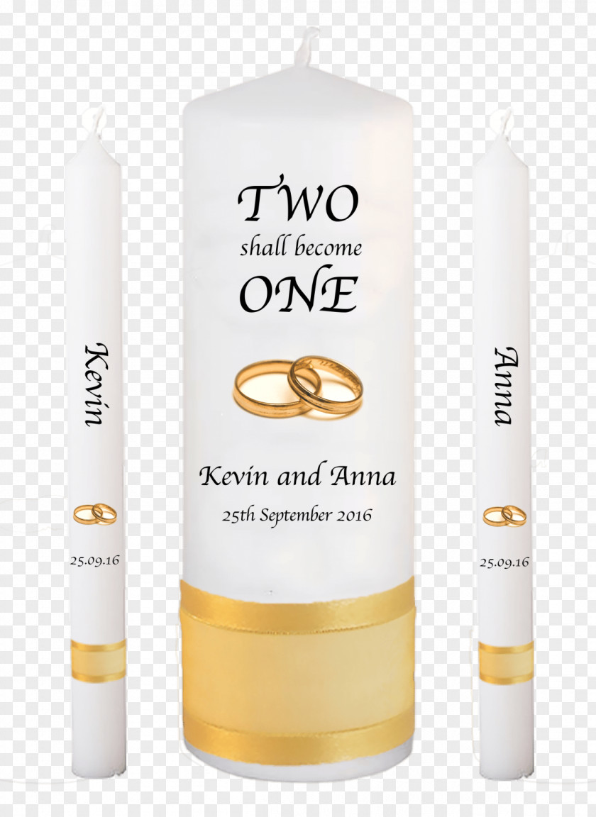 Wedding Unity Candle Wax Marriage Vows PNG