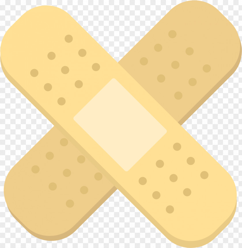 Yellow Adhesive Bandage Font First Aid PNG