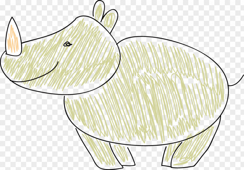 Rhino Vector Euclidean Clip Art PNG