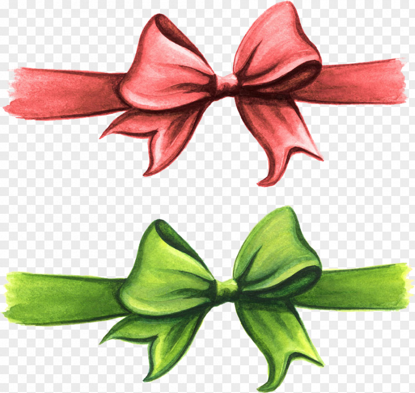 Two Bows Watercolor Painting Ribbon Bow And Arrow Clip Art PNG