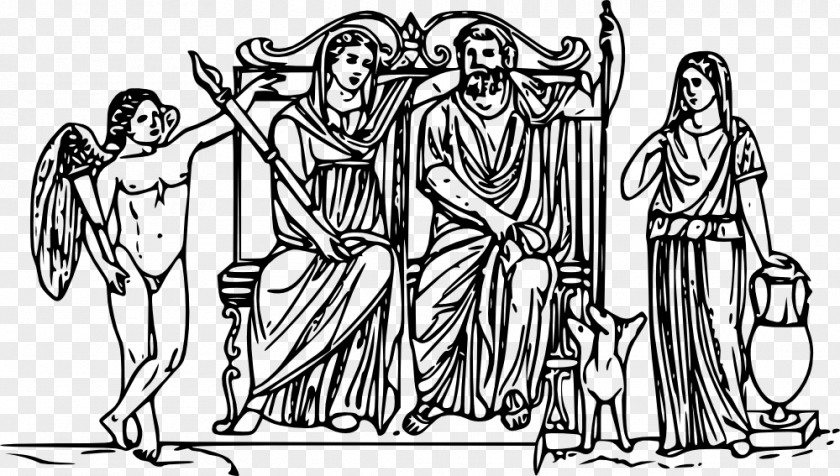 Zeus God Persephone Hades Demeter Greek Mythology Clip Art PNG