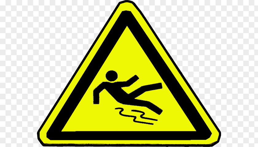 Accident Slip And Fall Warning Sign Hazard Personal Injury Safety PNG