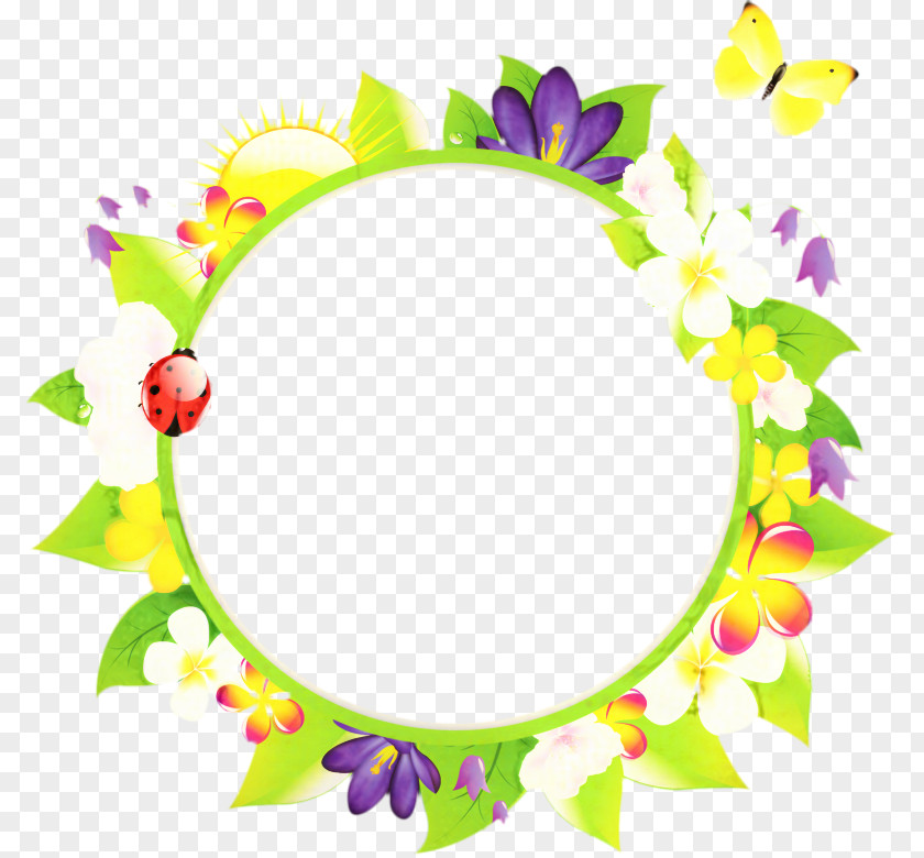 Flower Lei Floral Background PNG