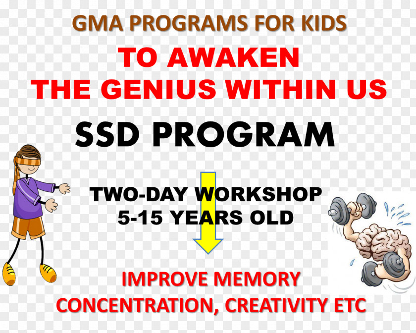 Genius Mind Academy Midbrain Activation Training Centre (Program Your Org.) Center Unique Concept Human Behavior PNG