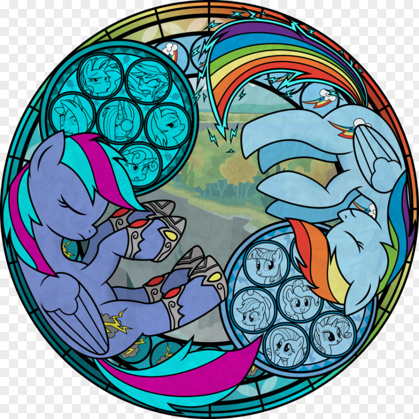 Window Stained Glass Twilight Sparkle PNG