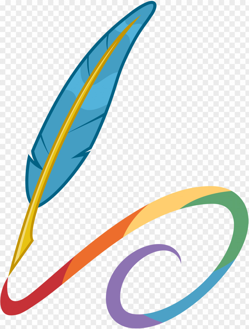 Feather Quill Drawing Art PNG