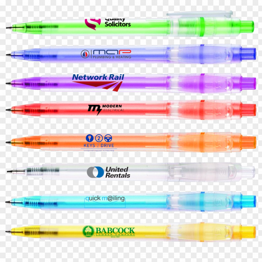 Product Promotion Ballpoint Pen Plastic Pens Line PNG