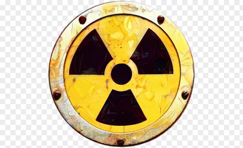 Radioactive Decay Hazard Symbol Illustration Radiation Sign PNG