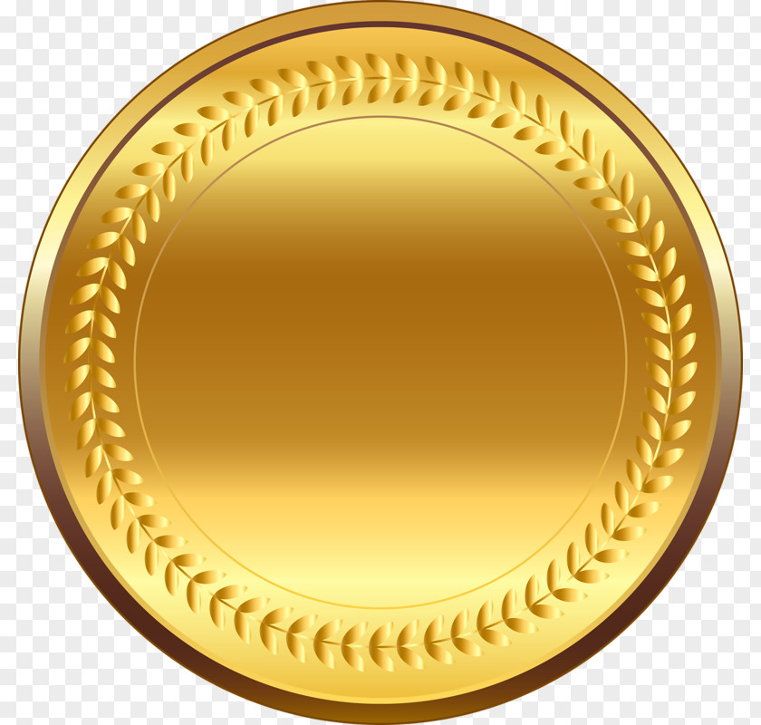 Realistic Gold Medal Silver Bronze PNG