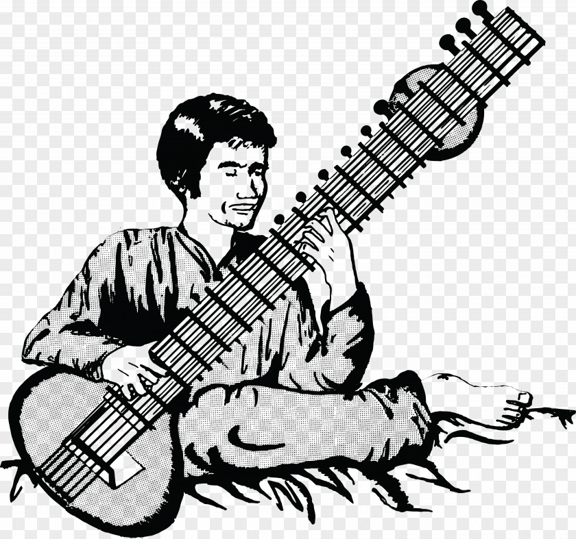 Sitar Veena Clip Art PNG