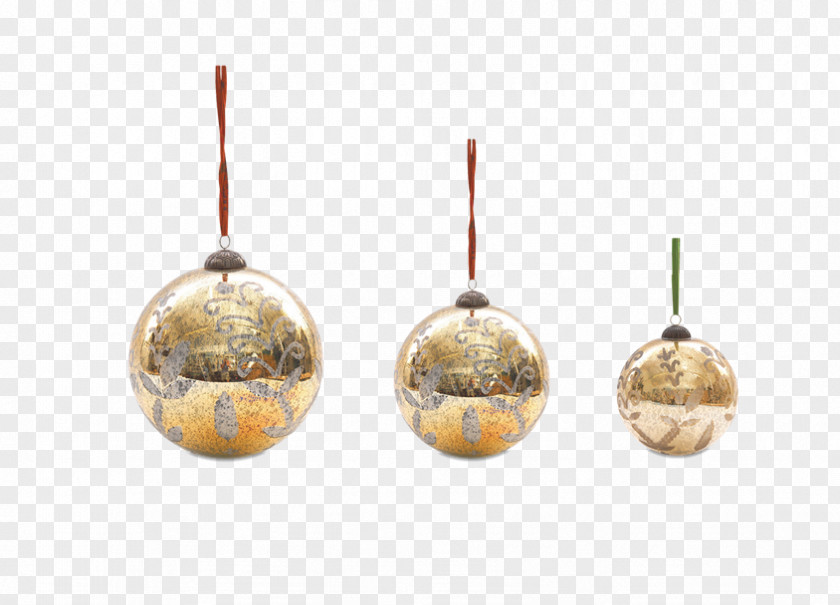 Baubles Earring Christmas Ornament Decoration Jewellery PNG