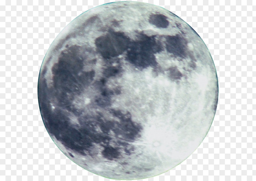 Earth Supermoon Blue Moon Full PNG