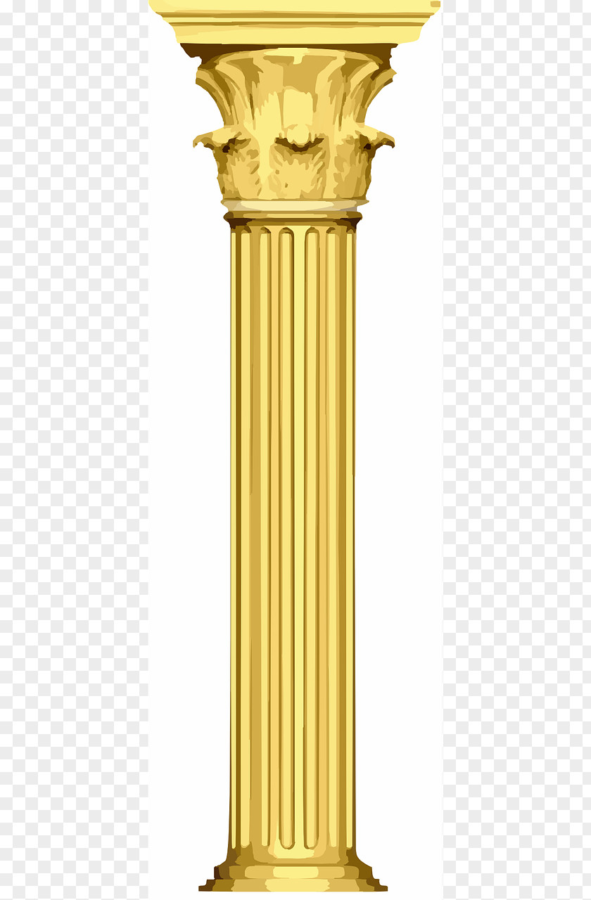 Temple Column Classical Order Clip Art PNG