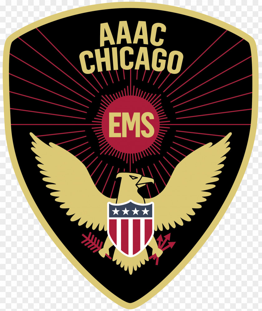 Chicago International Ambulance Emblem United States Of America Badge Logo Maroon PNG