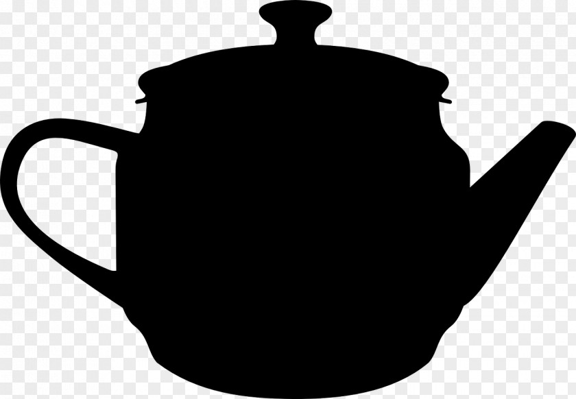 Cup Blackandwhite Teapot PNG