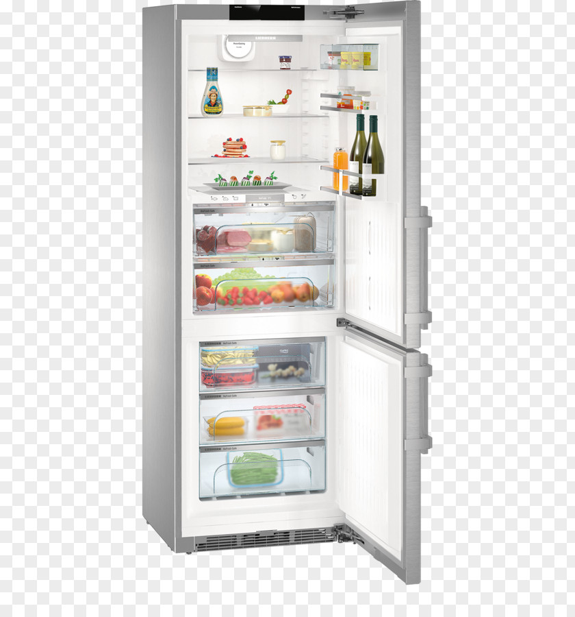Refrigerator Liebherr Group CBNPes 5758 Premium BioFresh NoFrost Fridge Freezer Auto-defrost PNG