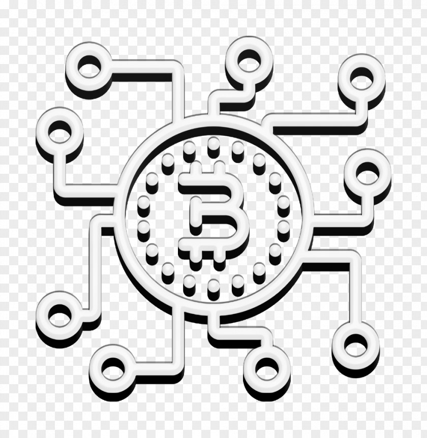 Bitcoin Icon Blockchain Crypto Currency PNG
