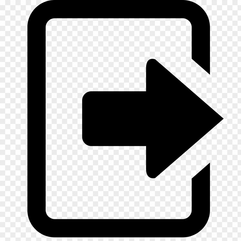 Exit Download Login Icon Design PNG