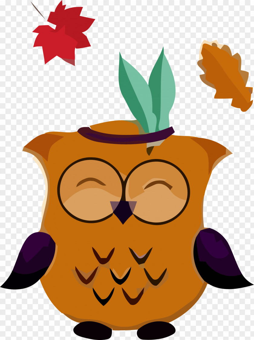Flowerpot Fruit Cartoon Leaf Owl Plant Tree PNG