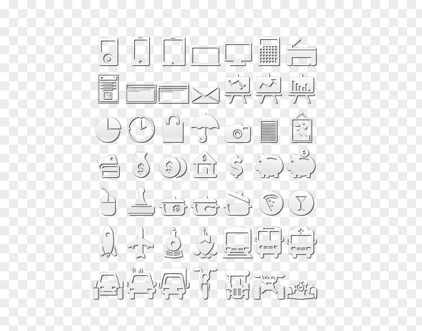 Icon Paper Black And White Point Angle PNG
