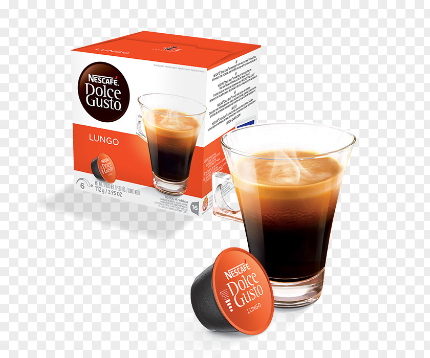 Coffee Lungo Dolce Gusto Espresso Caffè Americano PNG