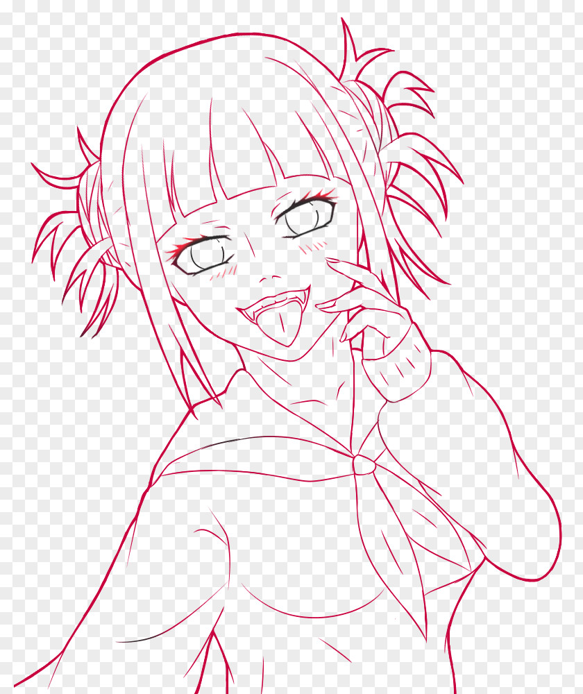 Himiko Toga /m/02csf Cheek Drawing Ear Clip Art PNG