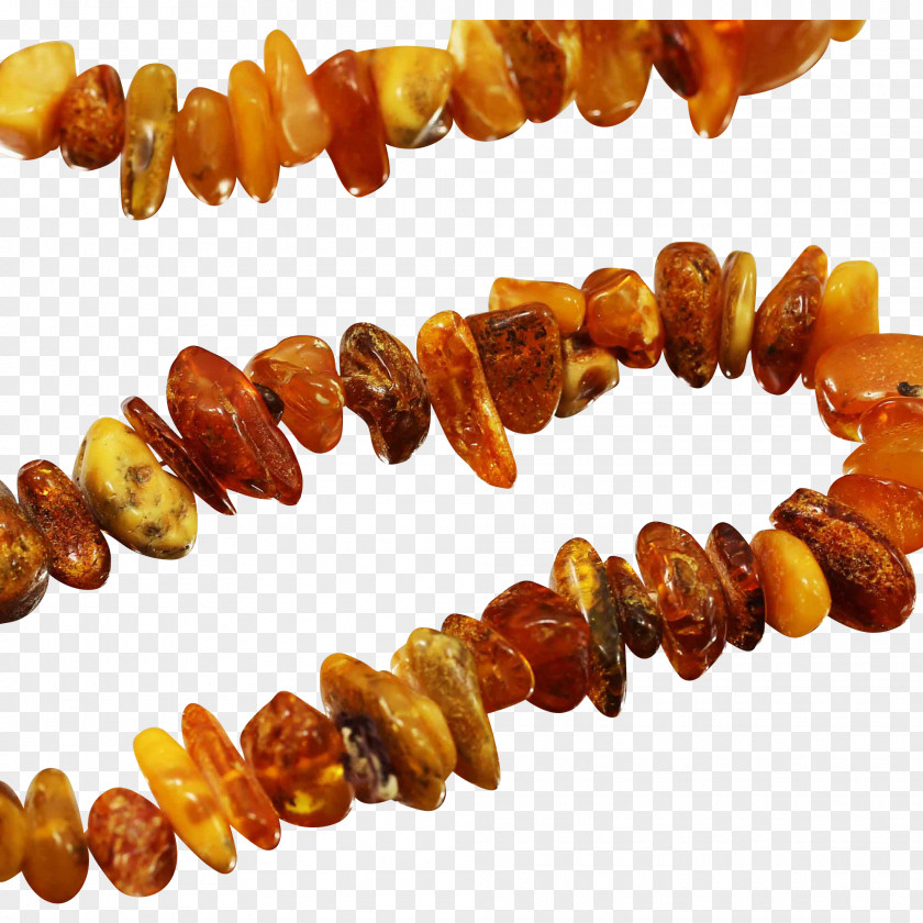 Necklace Natural Baltic Amber Bead Jewellery Cognac PNG