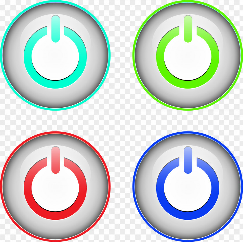 Power Button Vector Design Switched-mode Supply Push-button Icon PNG