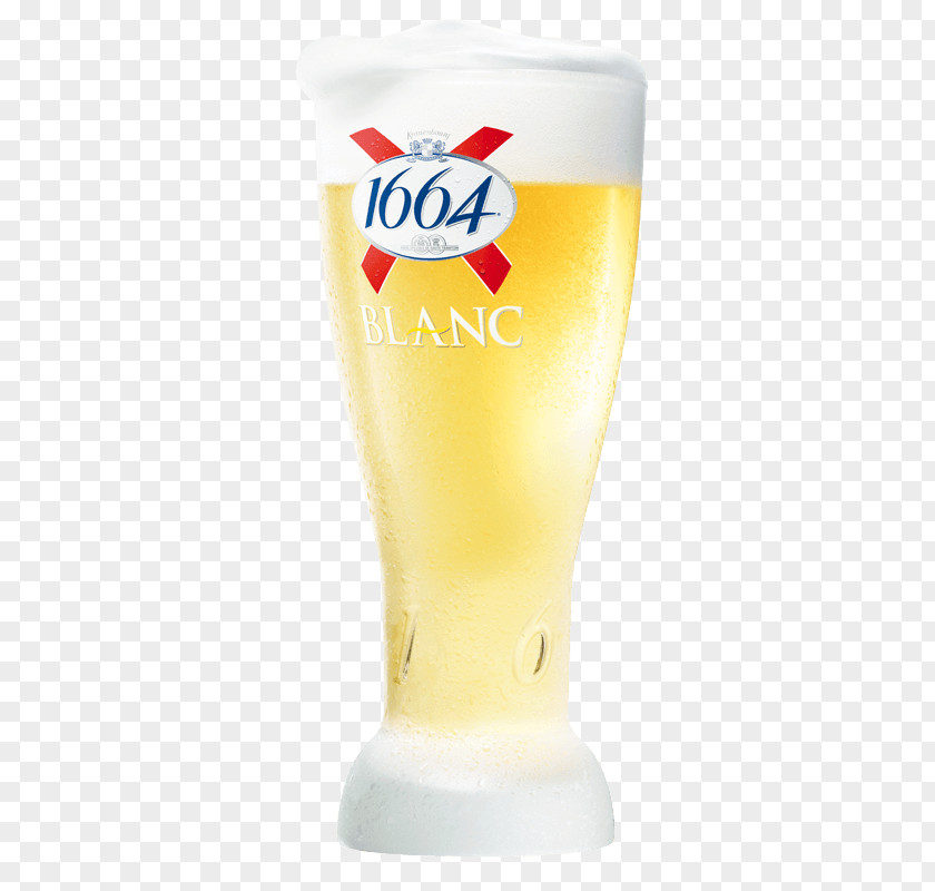 1664 Beer Glasses Kronenbourg Brewery Pint Glass PNG