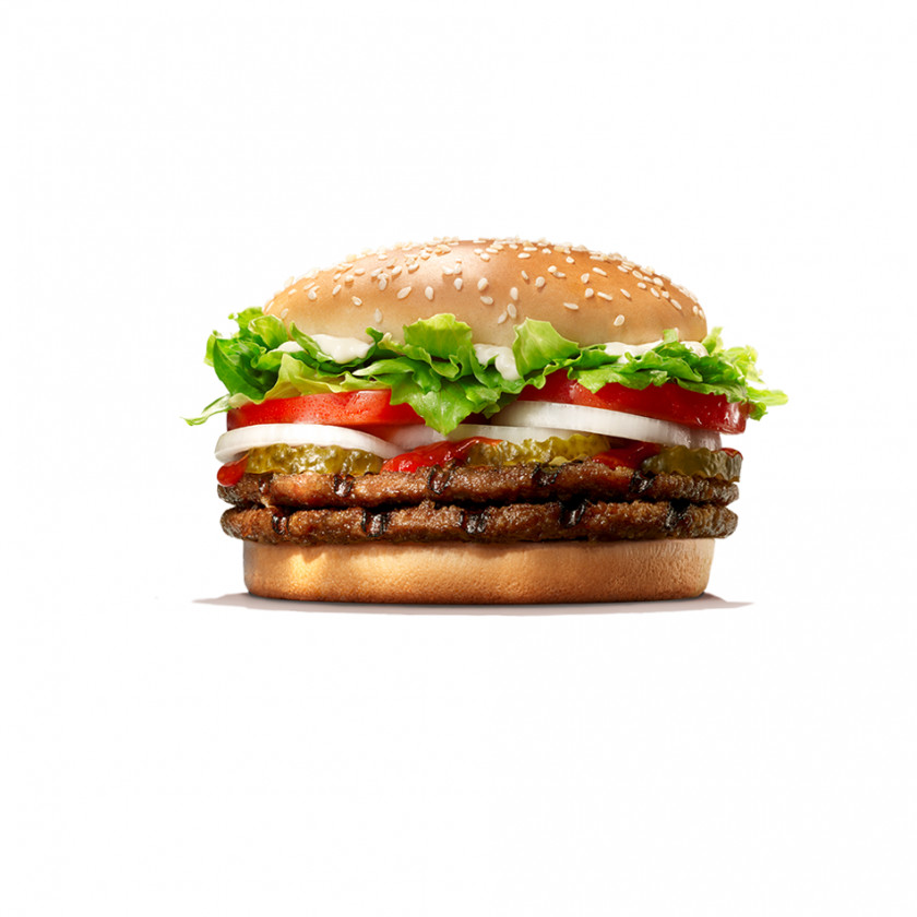 Burger King Whopper Hamburger Cheeseburger French Fries Big PNG