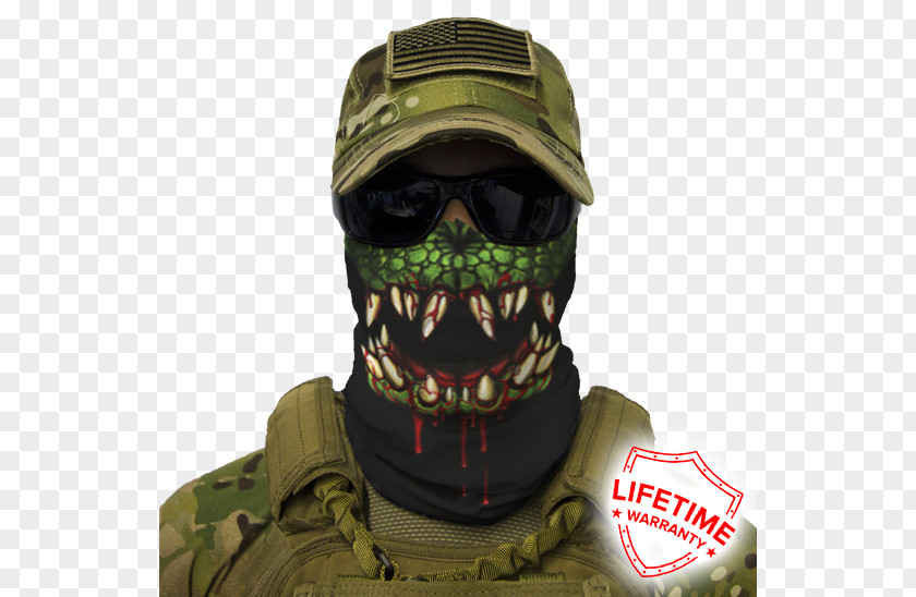 Cold-blooded Face Shield Balaclava Neck Gaiter Mask Headgear PNG