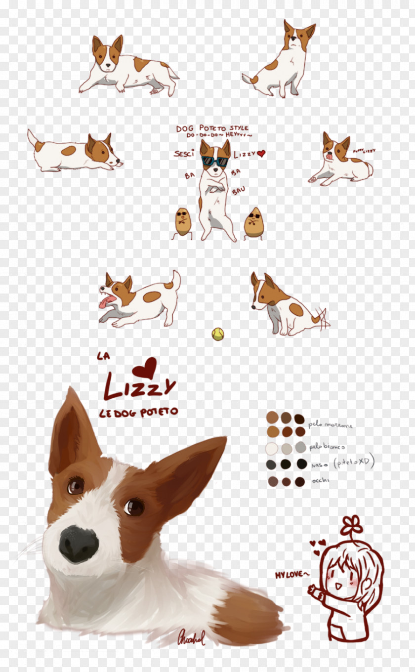 Dog Breed Cartoon Font PNG