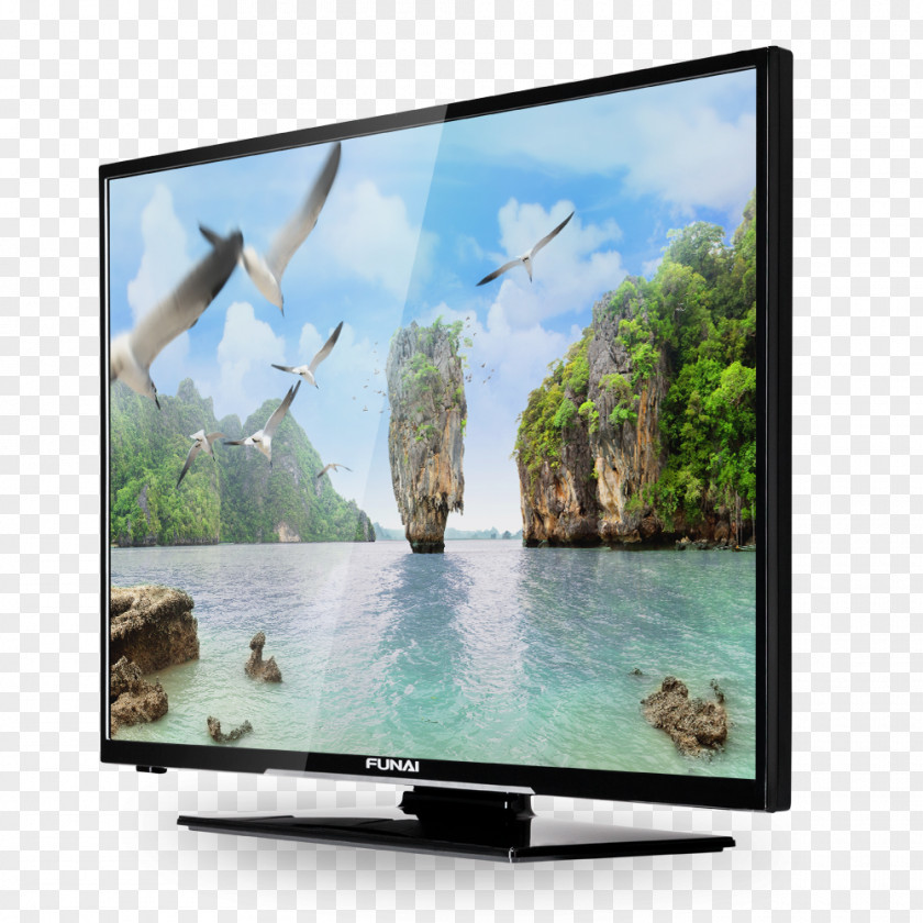 Led Tv Television Set LED-backlit LCD Funai Light-emitting Diode PNG