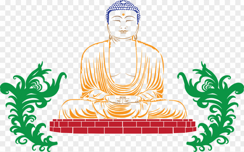 Buddhism Golden Buddha Clip Art PNG