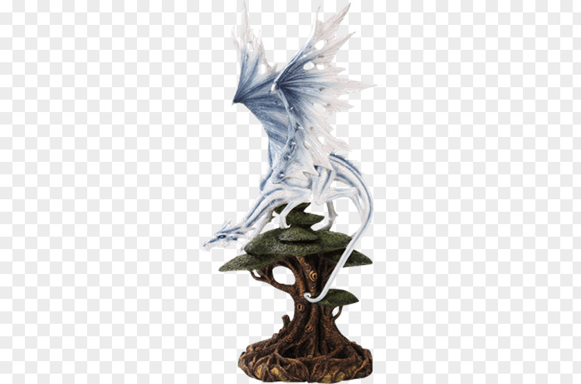 Dragon Statue White Figurine The Thinker PNG