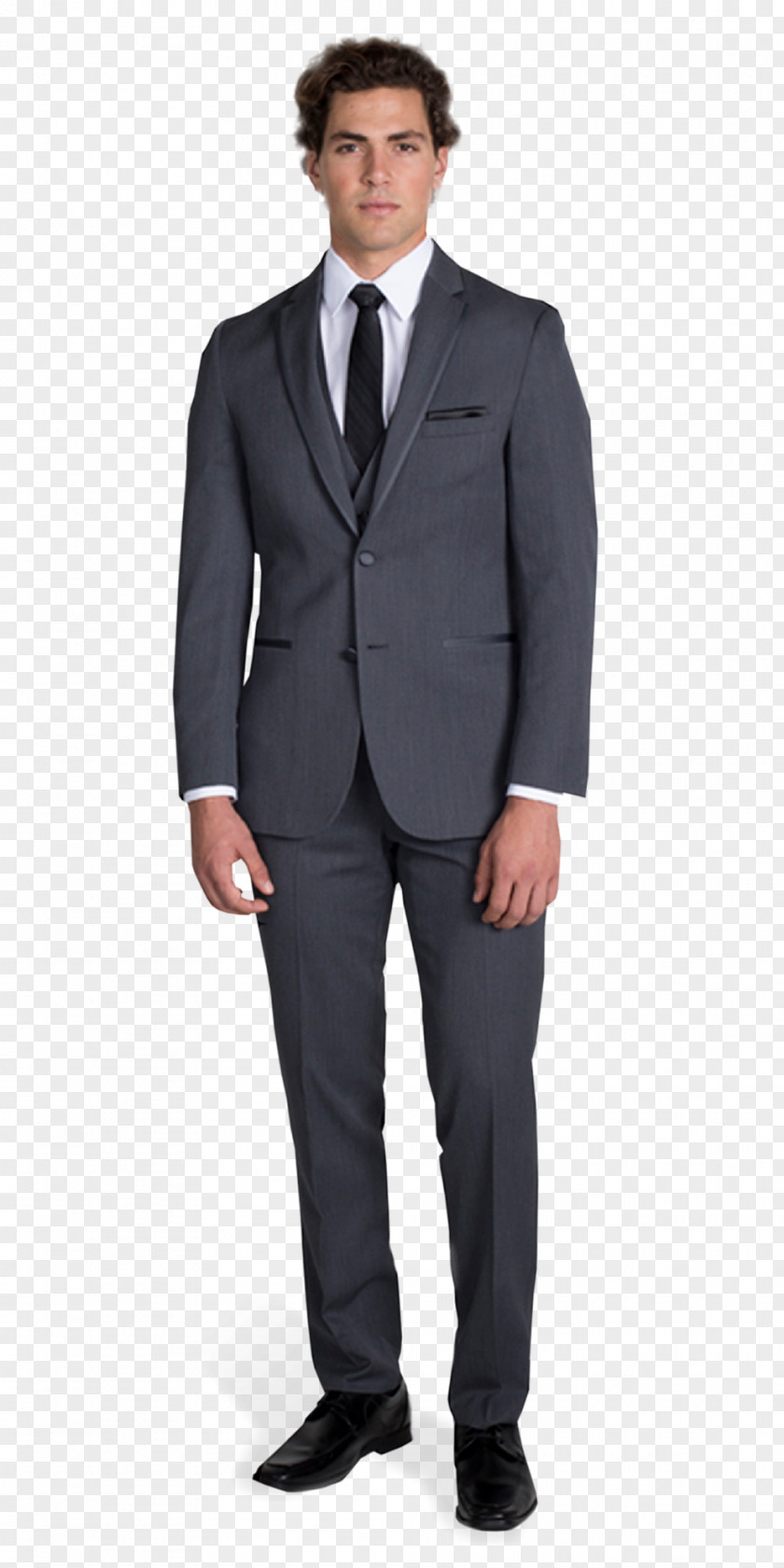 Gray Suit Lapel Clothing Tuxedo Button PNG