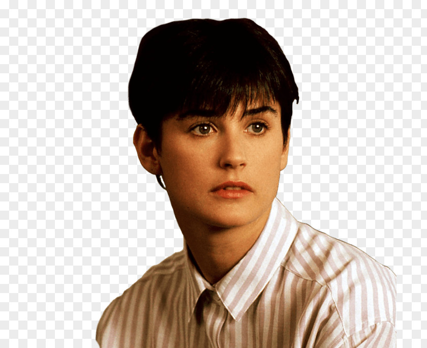 Haircut Ghost The Musical Demi Moore Molly Jensen Oda Mae Brown PNG