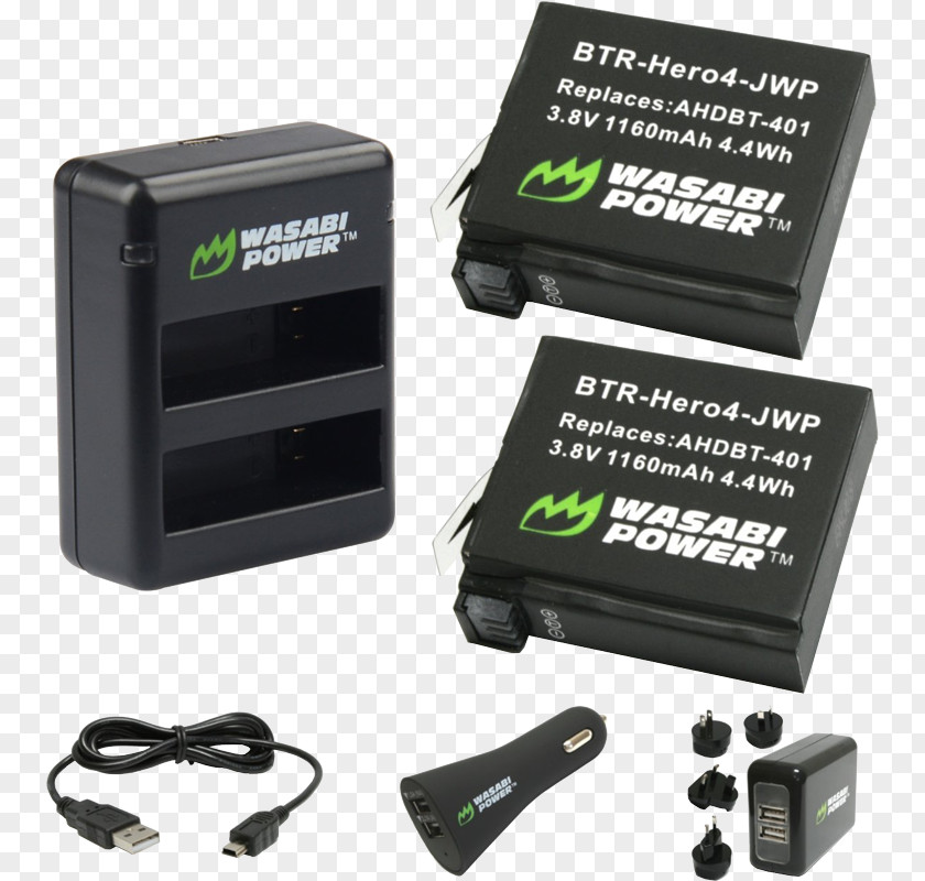 Laptop Battery Charger GoPro Hero 4 Electric PNG