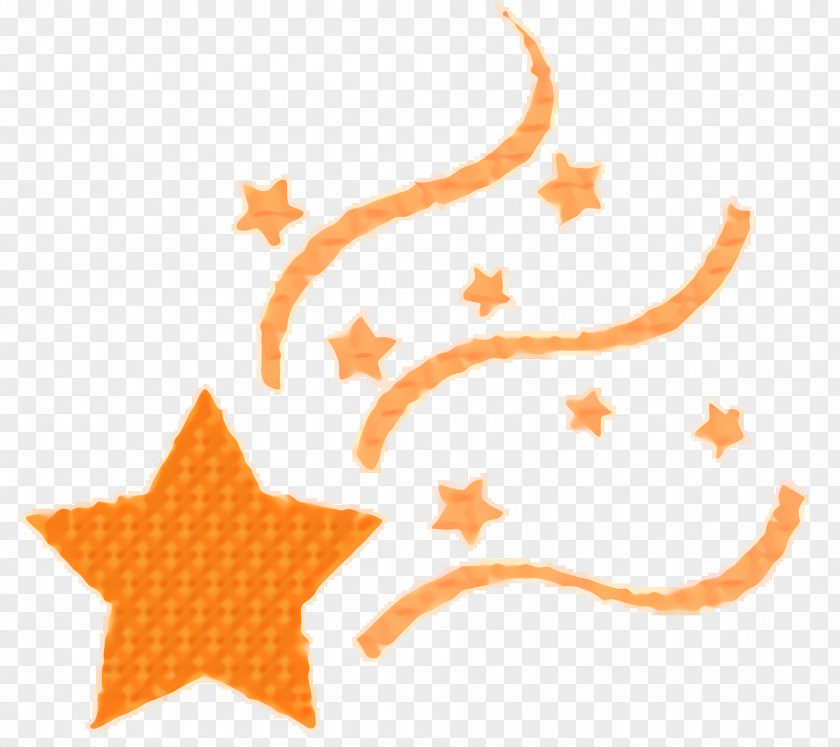 Orange Cartoon Christmas Design PNG