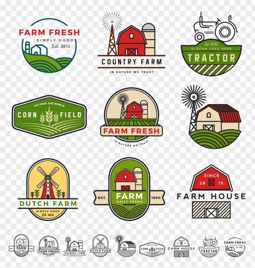 Farm Logo Design Image Stock Photography Illustration PNG