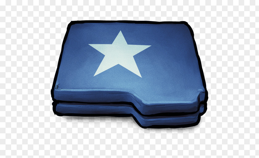 Folder Blue Star Electric Cobalt PNG